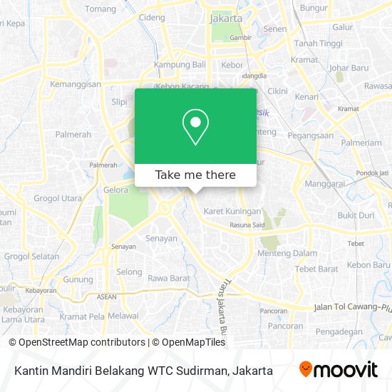 Kantin Mandiri Belakang WTC Sudirman map