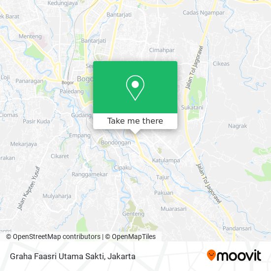 Graha Faasri Utama Sakti map