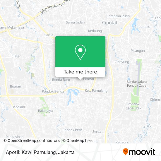 Apotik Kawi Pamulang map