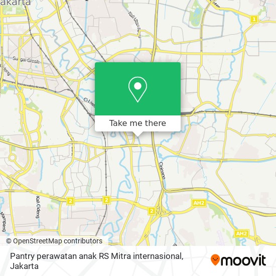 Pantry perawatan anak RS Mitra internasional map