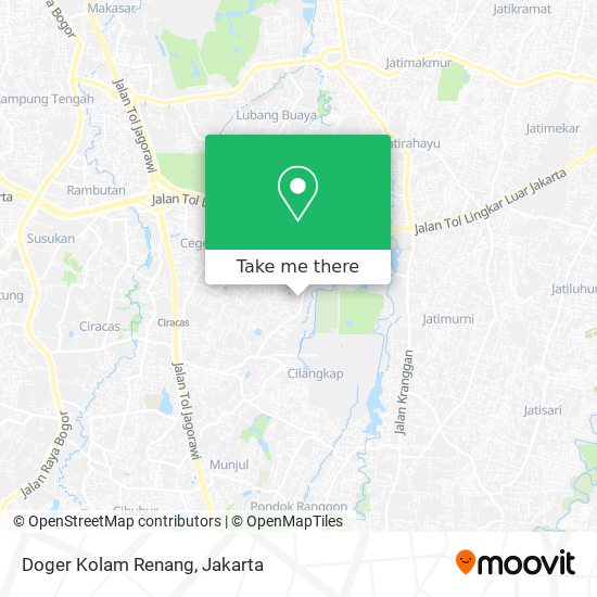 Doger Kolam Renang map