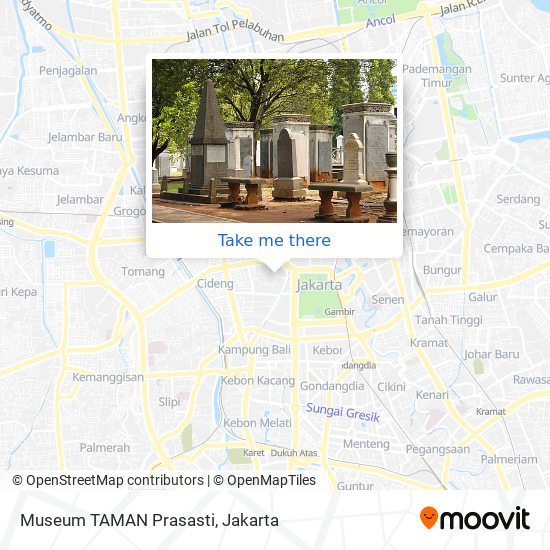 Museum TAMAN Prasasti map