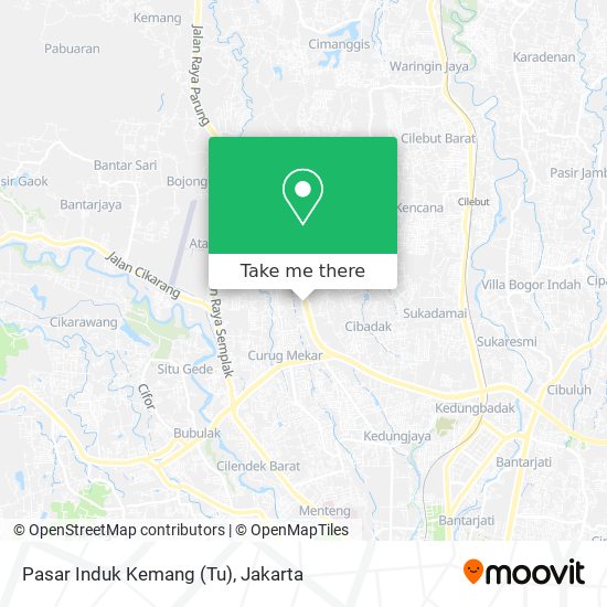 Pasar Induk Kemang (Tu) map