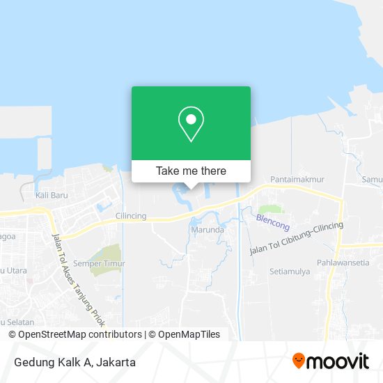 Gedung Kalk A map