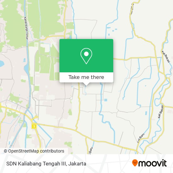 SDN Kaliabang Tengah III map