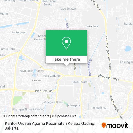 Kantor Urusan Agama Kecamatan Kelapa Gading map