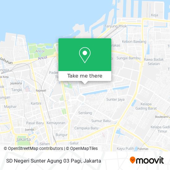 SD Negeri Sunter Agung 03 Pagi map