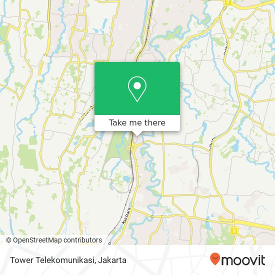 Tower Telekomunikasi map