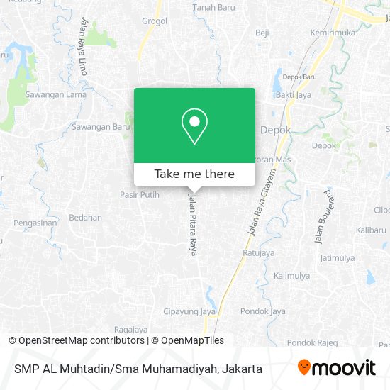 SMP AL Muhtadin / Sma Muhamadiyah map