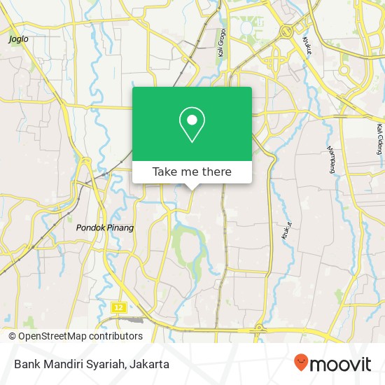 Bank Mandiri Syariah map