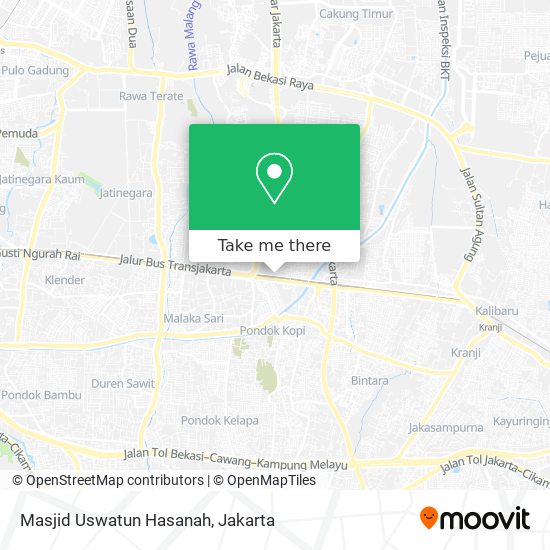 Masjid Uswatun Hasanah map