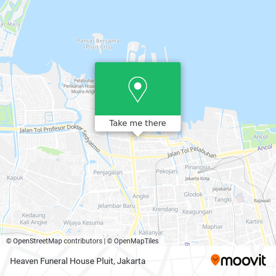 Heaven Funeral House Pluit map