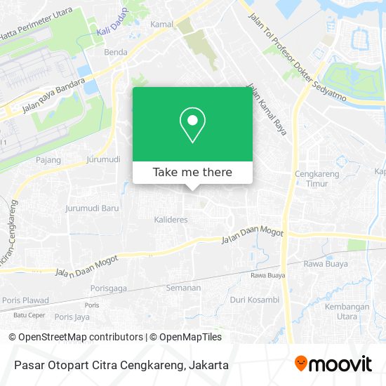 Pasar Otopart Citra Cengkareng map
