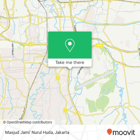 Masjud Jami' Nurul Huda map