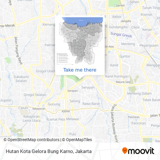 Hutan Kota Gelora Bung Karno map