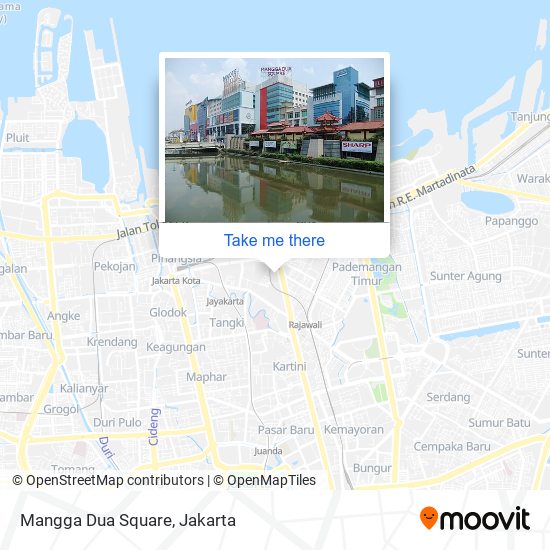 Mangga Dua Square map