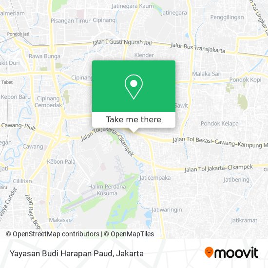 Yayasan Budi Harapan Paud map