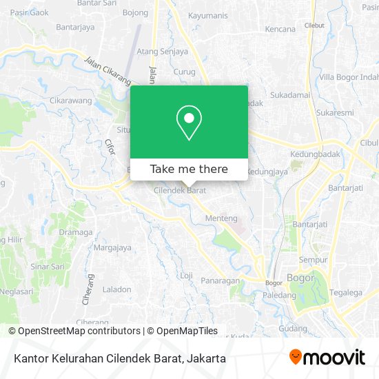 Kantor Kelurahan Cilendek Barat map