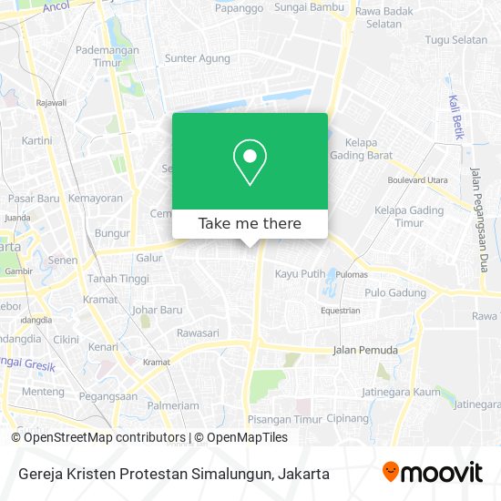 Gereja Kristen Protestan Simalungun map