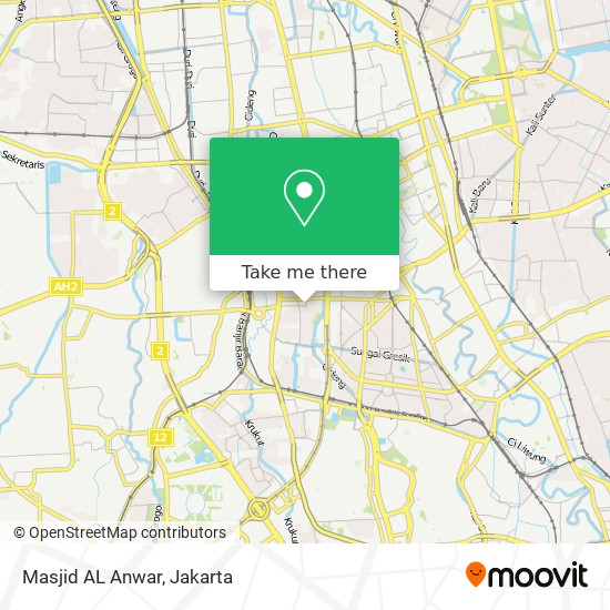 Masjid AL Anwar map