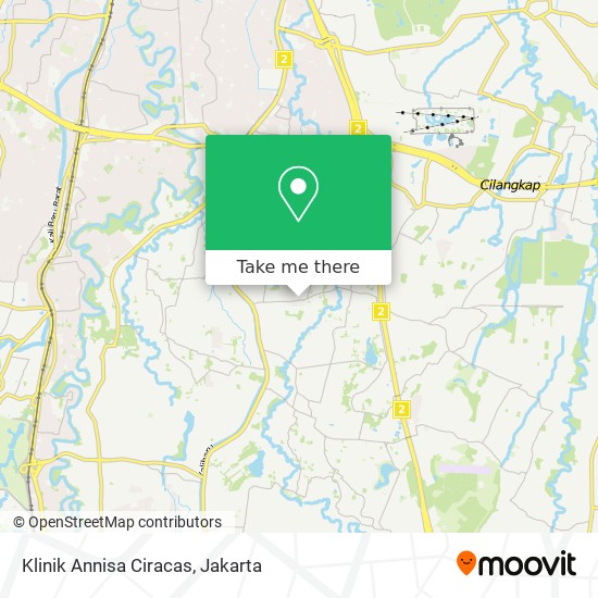 Klinik Annisa Ciracas map