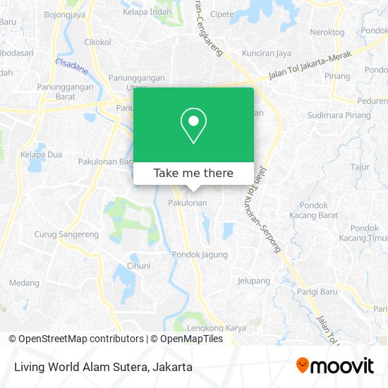 Living World Alam Sutera map