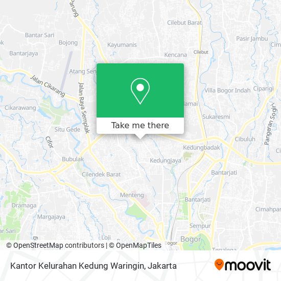 Kantor Kelurahan Kedung Waringin map
