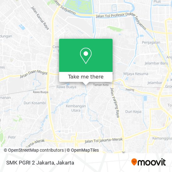 SMK PGRI 2 Jakarta map