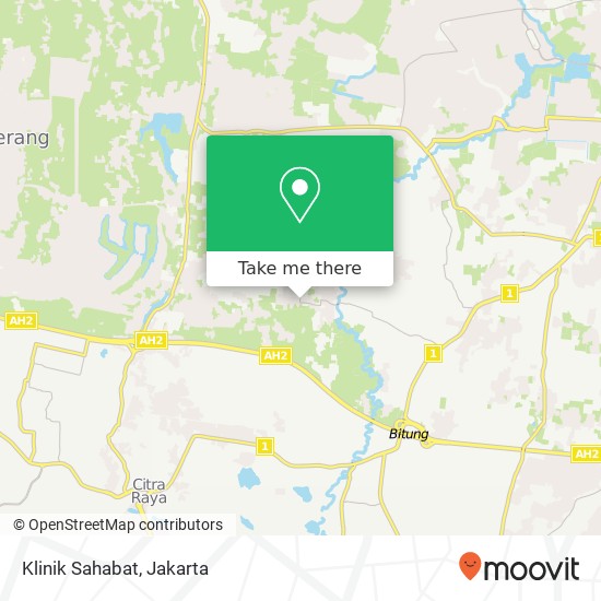 Klinik Sahabat map