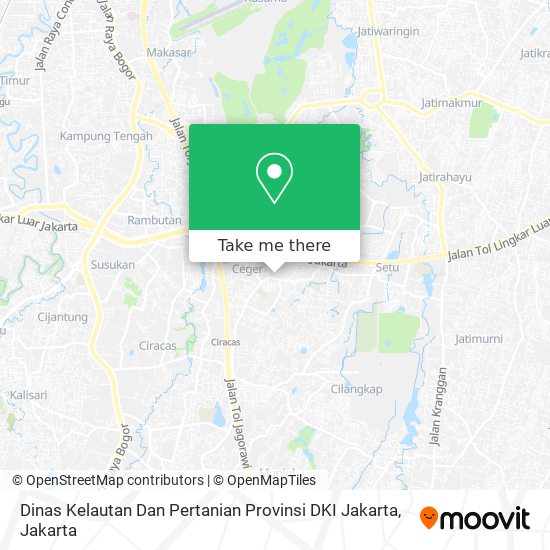 Dinas Kelautan Dan Pertanian Provinsi DKI Jakarta map