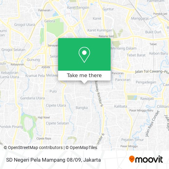 SD Negeri Pela Mampang 08/09 map