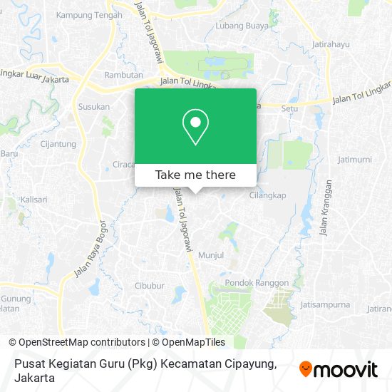 Pusat Kegiatan Guru (Pkg) Kecamatan Cipayung map