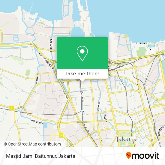 Masjid Jami Baitunnur map