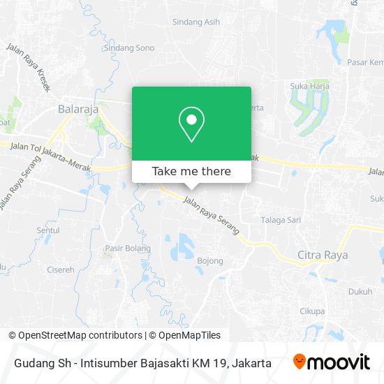 Gudang Sh - Intisumber Bajasakti KM 19 map