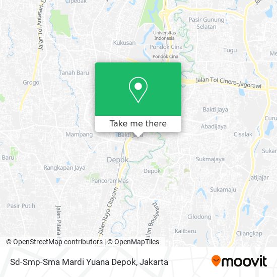 Sd-Smp-Sma Mardi Yuana Depok map