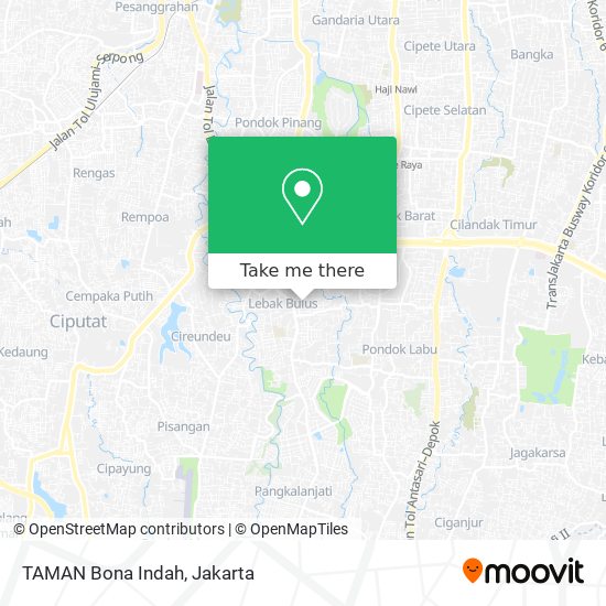 TAMAN Bona Indah map