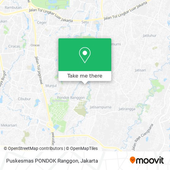 Puskesmas PONDOK Ranggon map