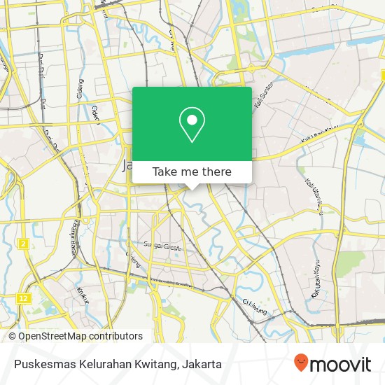 Puskesmas Kelurahan Kwitang map