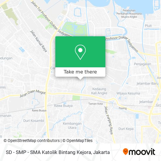 SD - SMP - SMA Katolik Bintang Kejora map