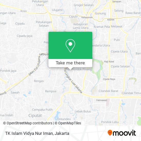 TK Islam Vidya Nur Iman map