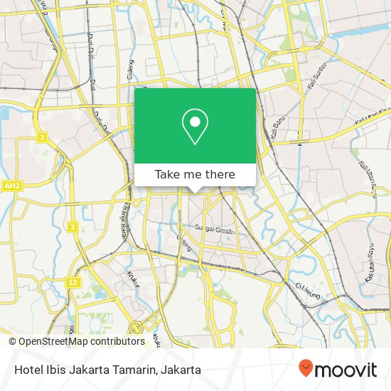 Hotel Ibis Jakarta Tamarin map