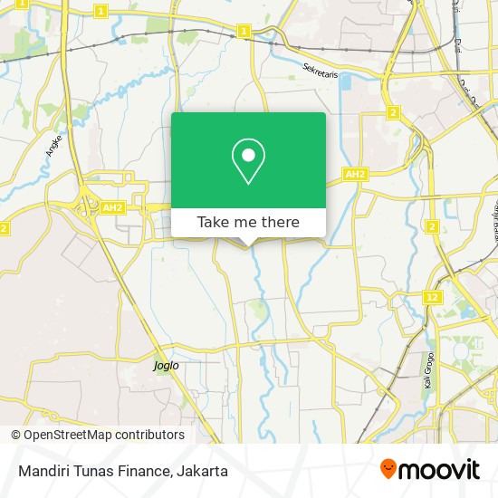 Mandiri Tunas Finance map