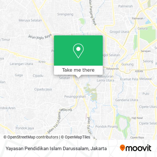 Yayasan Pendidikan Islam Darussalam map