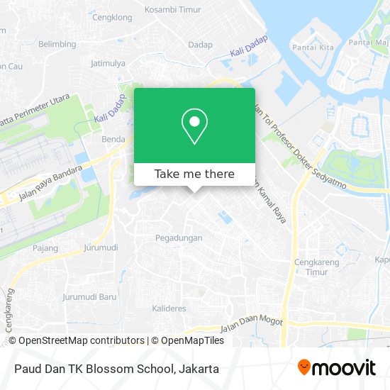 Paud Dan TK Blossom School map