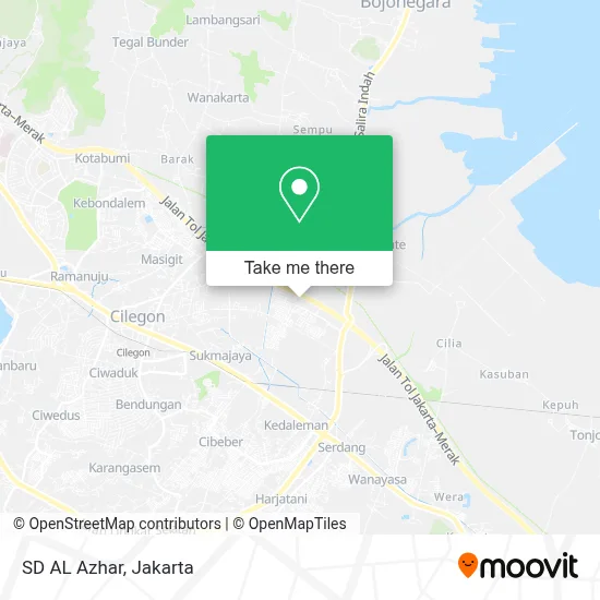 SD AL Azhar map