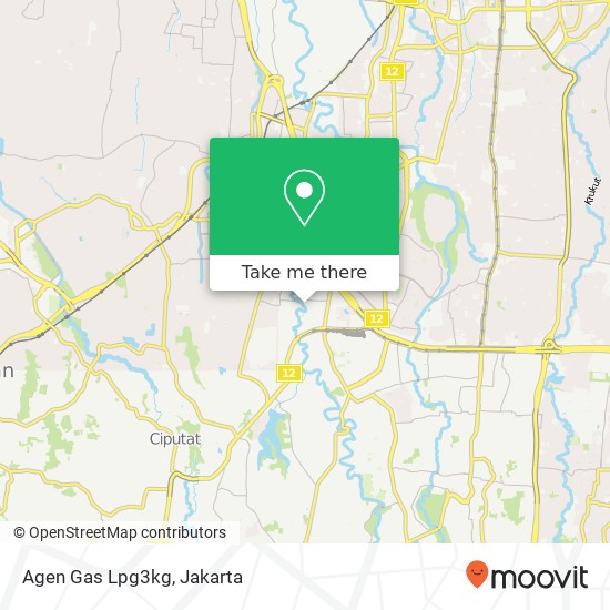 Agen Gas Lpg3kg map