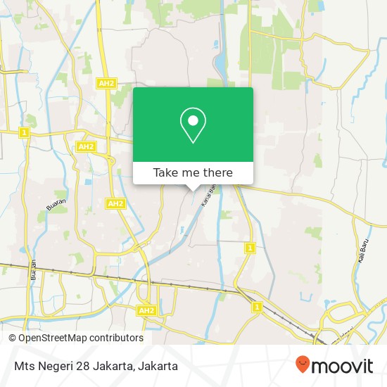 Mts Negeri 28 Jakarta map