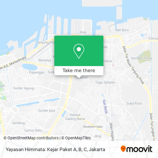 Yayasan Himmata: Kejar Paket A, B, C map