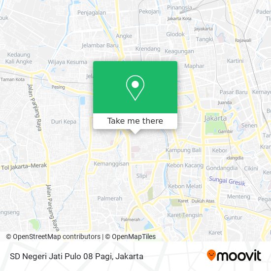 SD Negeri Jati Pulo 08 Pagi map