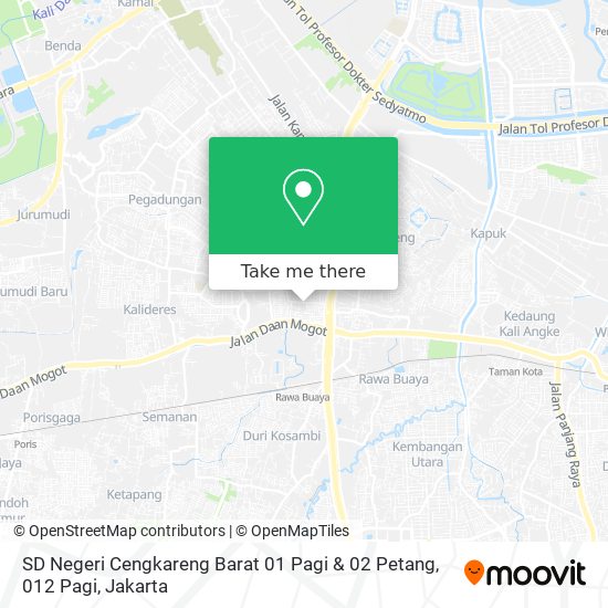 SD Negeri Cengkareng Barat 01 Pagi & 02 Petang, 012 Pagi map